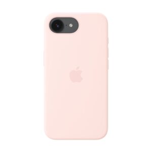 Apple iPhone 17e Silicone Case with MagSafe – Soft Pink | Apple - Image 1