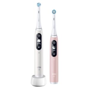 Oral-B Electric Toothbrush | iO6 DuoPack | Rechargeable | For adults | Number of brush heads included 2 | Number of teeth brushing modes 5 | White/Pink