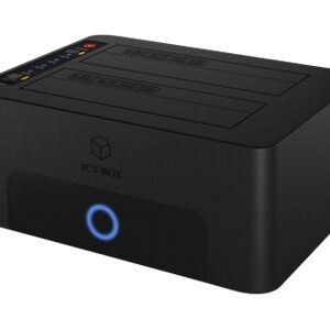 Raidsonic | Icy Box | IB-1232CL-U3 Dockingstation, 2x SATA 2.5" and/or 3.5" to 1x USB 3.2 Gen 1 Host + UASP