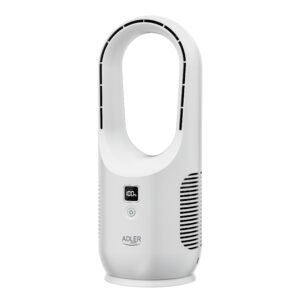 Adler Bladeless Rechargeable Fan | AD 7343 | Desk Fan | White | Diameter 14 cm | Number of speeds 3