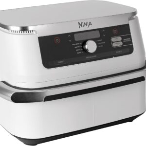 NINJA | Dual Air Fryer | Foodi FlexDrawer AF500EUWH | Capacity 10.4 L | DualZone | White