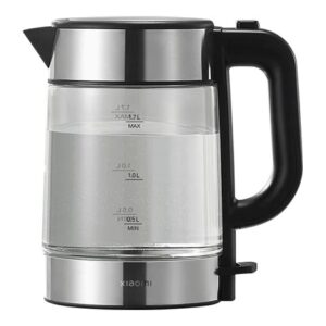 Xiaomi | Electric Glass Kettle EU | Electric | 2200 W | 1.7 L | Glass | 360° rotational base | Black/Stainless Steel - Image 1