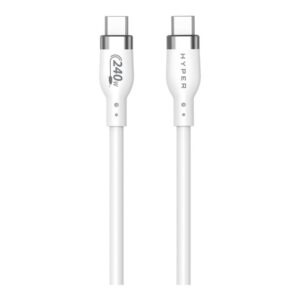 Hyper | 2M Silicone 240W USB-C Charging Cable | USB-C to USB-C