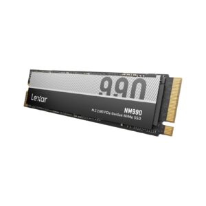 Lexar SSD | NM990 | 1000 GB | SSD form factor M.2 2280 | Solid-state drive interface NVMe | Read speed 14000 MB/s | Write speed 7500 MB/s