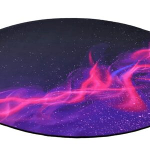 Arozzi Zona Round Floor Pad | Purple Galaxy