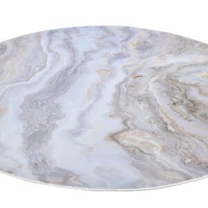 Arozzi Zona Round Floor Pad | White Marble