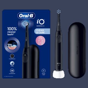 Oral-B Electric Toothbrush | iO2i | Rechargeable | For adults | Number of brush heads included 1 | Number of teeth brushing modes 3 | Night Black