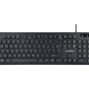Gembird | "Rainbow" Backlight Multimedia Keyboard | KB-UML-02 | Keyboard | Wired | US | N/A | Black - Image 1