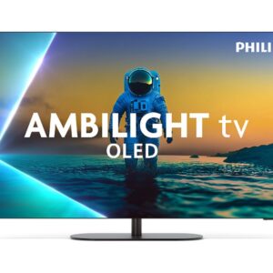 Philips OLED 4K Ambilight TV | 48OLED820/12 | 48 | Smart TV | Google TV | Grey