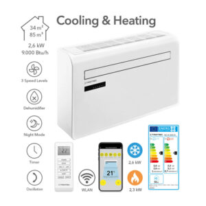 Oro kondicionierius monoblokas (be išorinio bloko) su Wi-Fi Trotec PAC-W 2650 SH - Image 4