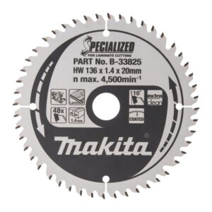 Pjovimo diskas laminatui MAKITA 136x20mm 48T