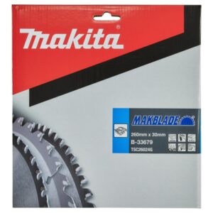 Pjovimo diskas MAKITA Makblade 260x30,0x2,3mm 24T 20° - Image 2