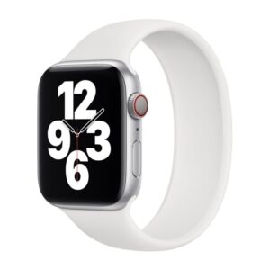 Apple apyrankė Solo SILICONE apyrankė FOR Apple Watch 39/40/41/42mm SIZE 2 baltos spalvos SEAL