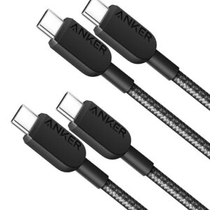 Anker Fast Charging Cable Anker310 60W 3A USB-C to USB-C Cable 90cm (2 Pack)