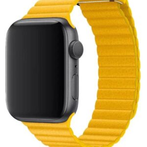 Apple Lemon Leather apyrankė for 44mm / 45mm / 46mm / 49mm Cases - Size M, Original Seal, MXAD2ZM/A