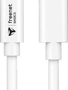 Freenet Basic charging and data cable Lightning MFI to USB-C White, 1.5m