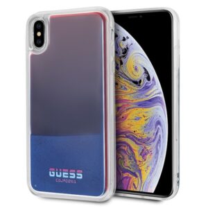 Guess GUHCI65GLCRE Apple iPhone Xs Max red dėklas California Glow in the dark