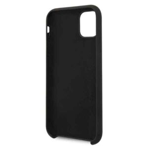 Guess GUHCN58LSLMGBK Apple iPhone 11 Problack dėklas Silicone Vintage Gold Logo - Image 4
