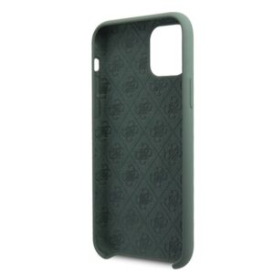 Guess GUHCN65LS4GKA Apple iPhone 11 Pro Maxkhaki dėklas Silicone 4G Tone On Tone - Image 4