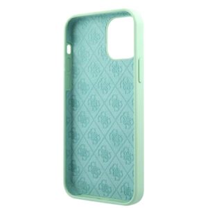 Guess GUHCP12MLSLMGGN Apple iPhone12/12 Pro 6,1" zielony/green dėklas Metal Logo Script - Image 7