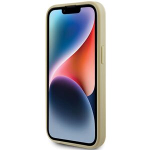 Guess GUHCP15MHG4SGD Apple iPhone 15 Plus / 14 Plus 6.7" złoty/gold dėklas Glitter Script Big 4G - Image 5
