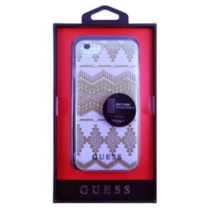 Guess GUHCP7TGTA Apple iPhone 7/8/SE 2020/ SE 2022 beżowy/taupe dėklas Aztec Tribal 3D - Image 2