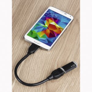 HAMA HAMA OTG USB A GN / MICRO B TUE, 15 CM BLACK - Image 3