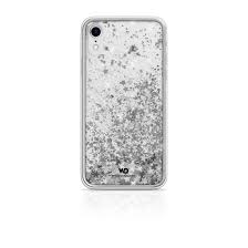 HAMA baltos spalvos DIAMONDS SPARKLE Dėklas Apple iPhone XR sidabro spalvos STARS