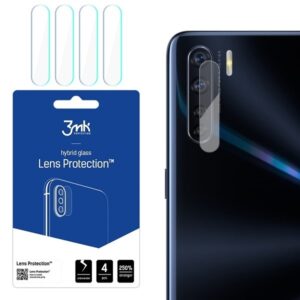 HYBRID Glass 3MK Flexible Glass LENS OPPO A91 FOR CAMERA 4 PCS.