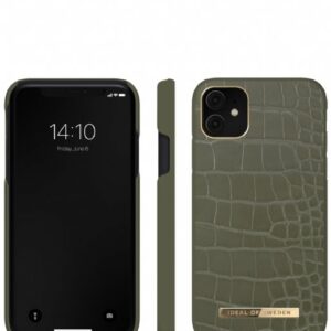 Ideal of Sweeden IDACAW21-I1961-327 Apple iPhone 11 dėklas KHAKI CROCO - Image 2