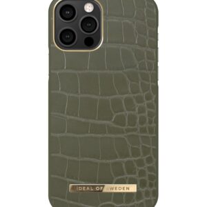Ideal of Sweeden IDACAW21-I2061-327 Apple iPhone 12/12 Pro dėklas KHAKI CROCO