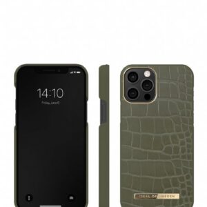 Ideal of Sweeden IDACAW21-I2061-327 Apple iPhone 12/12 Pro dėklas KHAKI CROCO - Image 2