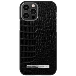 Ideal of Sweeden IDACSS21-I2061-306 Apple iPhone 12/12 Pro dėklas juodos spalvos sidabro spalvos