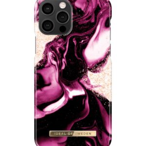 Ideal of Sweeden IDFCAW 21-I2061-319 Apple iPhone 12/12 Pro dėklas GOLDEN RUBY MARBLE