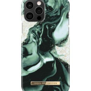 Ideal of Sweeden IDFCAW 21-I2061-320 Apple iPhone 12/12 Pro dėklas GOLDEN OLIVE MARBLE