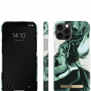 Ideal of Sweeden IDFCAW 21-I2061-320 Apple iPhone 12/12 Pro dėklas GOLDEN OLIVE MARBLE - Image 2