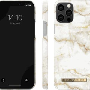 Ideal of Sweeden IDFCSS20-I2061-194 Apple iPhone 12/12 Pro dėklas GOLDEN PEARL MARBLE