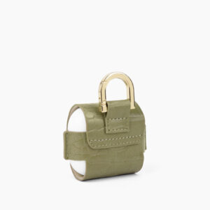 Ideal of Sweden Flo AirPods Bag Gen 3 Sage Croco ausinių dėklas - Image 3