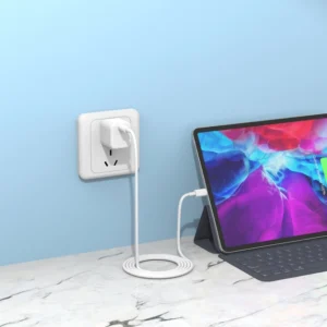 JELLICO cable B1 USB-C - USB-C PD 60W 1M White - Image 4