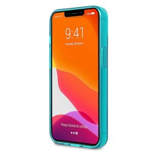 KARL LAGERFELD KLHCP13SCHTRB Apple iPhone 13 mini 5.4 "BLUE/BLUE HARDdėklas GLITTER CHOUPETTE FLUO - Image 5