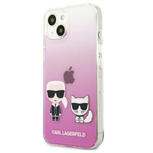 KARL LAGERFELD KLHCP13SCKTRP Apple iPhone 13 mini 5.4 "HARDdėklas PINK/PINK KARL & CHUPETTE - Image 2
