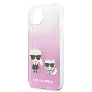 KARL LAGERFELD KLHCP13SCKTRP Apple iPhone 13 mini 5.4 "HARDdėklas PINK/PINK KARL & CHUPETTE - Image 6