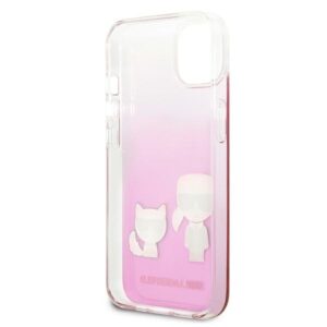 KARL LAGERFELD KLHCP13SCKTRP Apple iPhone 13 mini 5.4 "HARDdėklas PINK/PINK KARL & CHUPETTE - Image 7