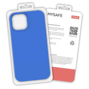 MYSAFE silikoninis Dėklas Apple iPhone 12 Pro Max BLUE BOX