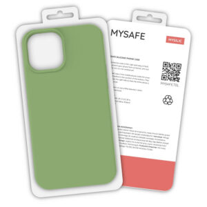 MYSAFE silikoninis Dėklas Apple iPhone 13 mini PISTACHIO BOX