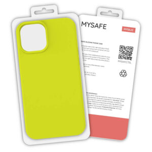 MYSAFE silikoninis Dėklas Apple iPhone 13 mini YELLOW BOX