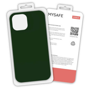 MYSAFE silikoninis Dėklas Apple iPhone 13 Pro Max DARK GREEN BOX