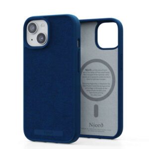 Njord "Suede MagSafe" dėklas skirtas Apple iPhone 15 Pro, Blue