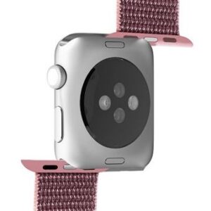 PURO Nylon apyrankė for Apple Watch 42/44/45 (Pink) - Image 4
