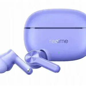 Belaidės ausinės Realme T200 Lite violetinės spalvos - Image 3
